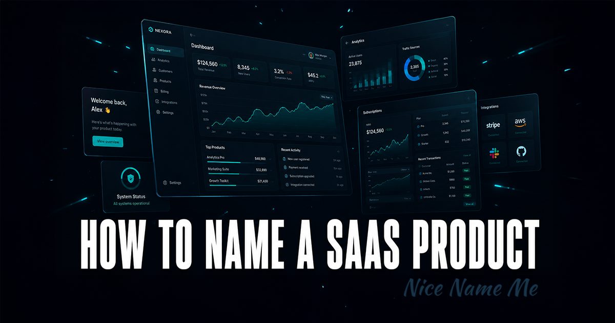 How to Name a SaaS Product That Actually Converts