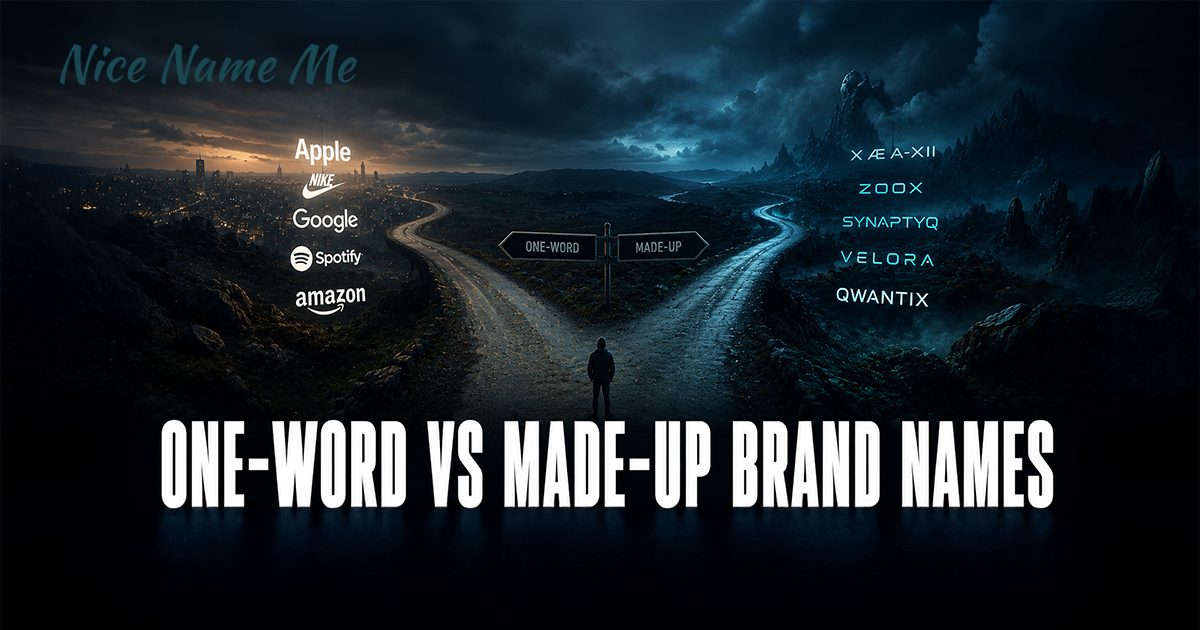 One-Word Brand Names vs. Made-Up Words: Which Wins?